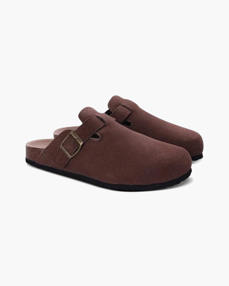 Luke™ | Pánske semišové šľapky – Pohodlné papuče s ergonomickou podrážkou