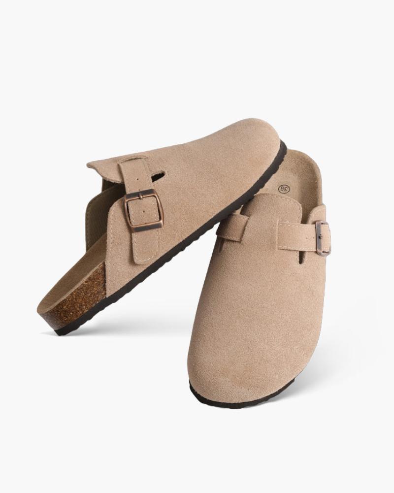 Luke™ | Pánske semišové dreváky – pohodlné šľapky s ergonomickou podrážkou