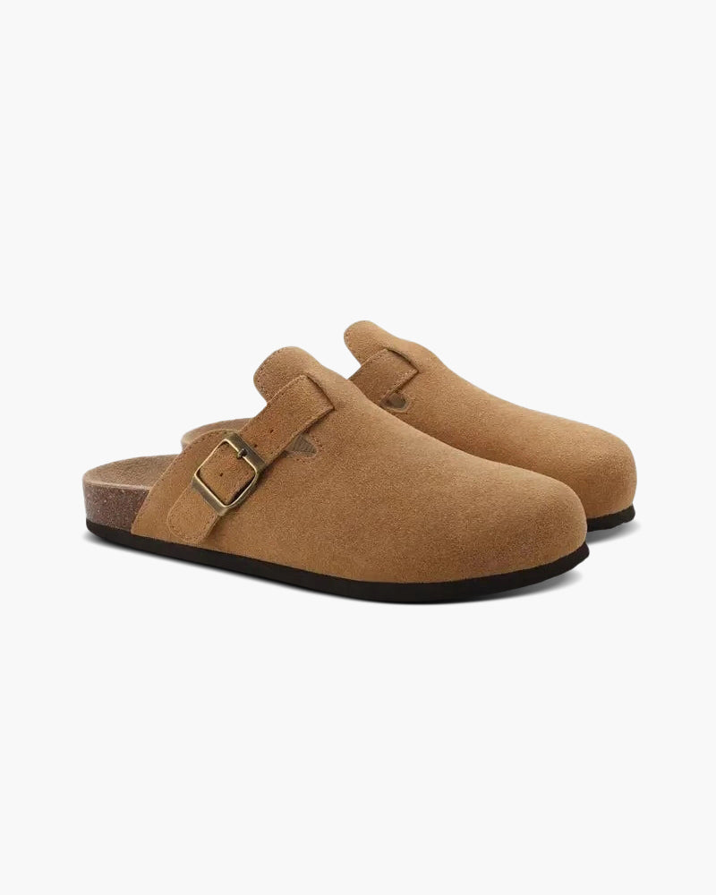 Luke™ | Pánske semišové dreváky – pohodlné šľapky s ergonomickou podrážkou