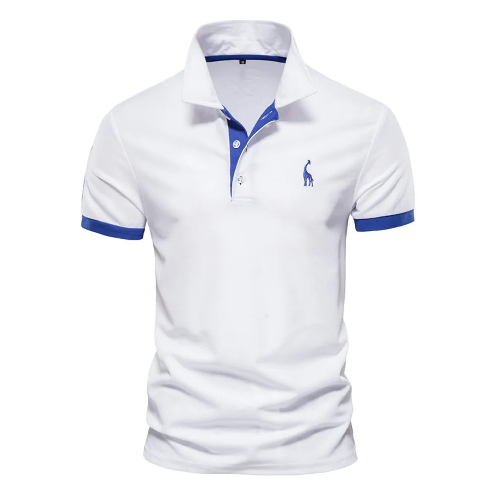 GIRAFFE™ – Pánske polo tričko s výšivkou