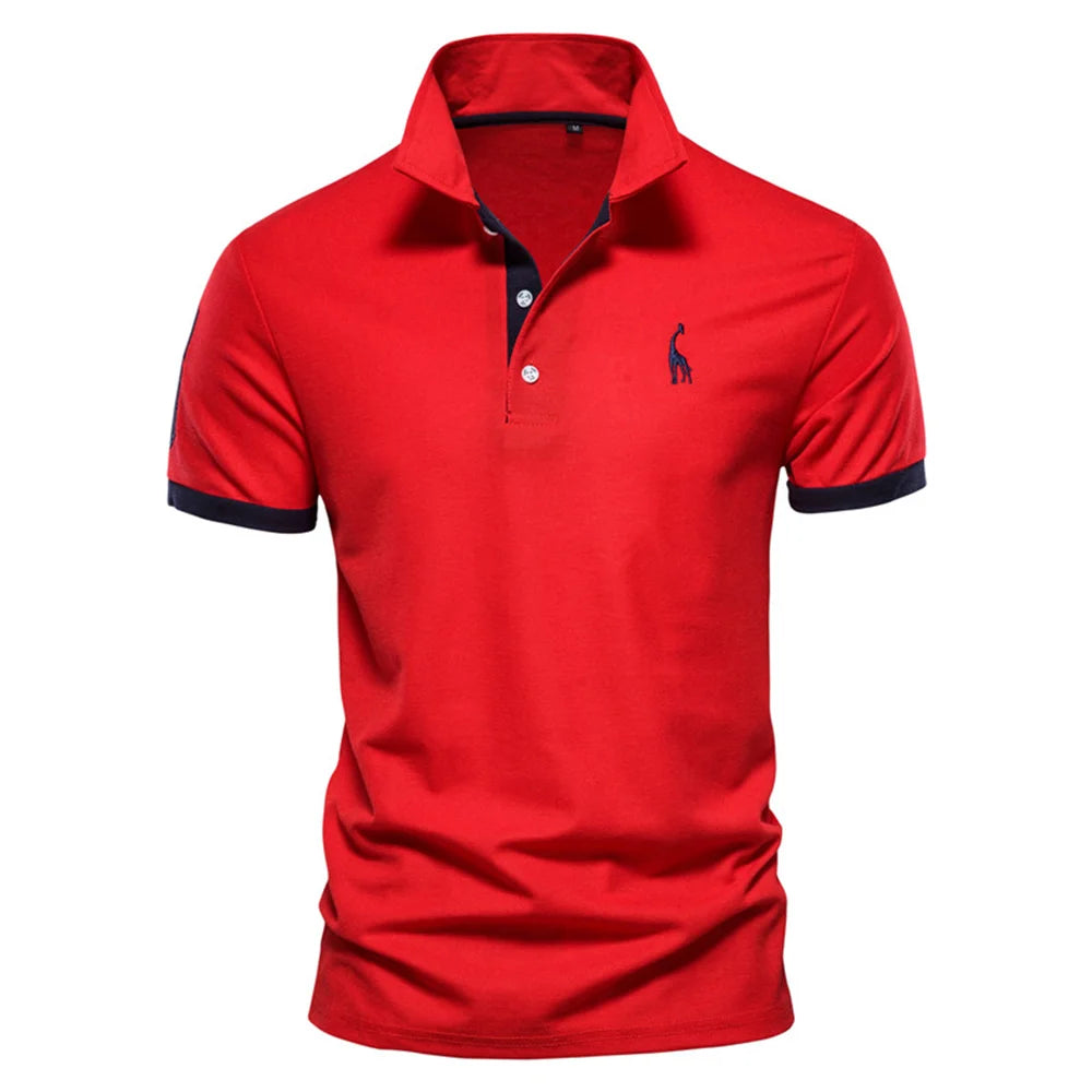 GIRAFFE™ – Pánske polo tričko s výšivkou