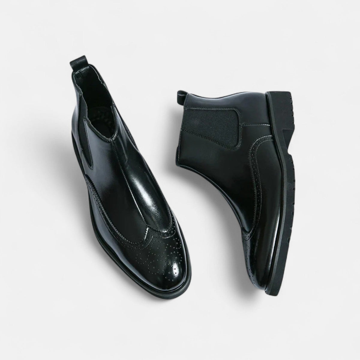 Marzio™ | Elegantné pánske čižmy Chelsea z umelej kože